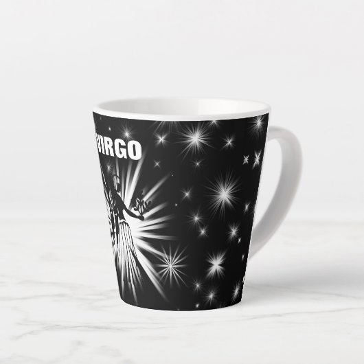 Virgo-teken Latte Mok (Rechterhoek)