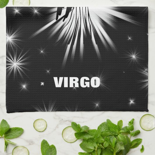 Virgo-teken Theedoek (Gevouwen)