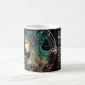 Virgo-thema voedingswaarde koffiemok (Center)