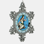 virgo tin sneeuwvlok ornament (Links)