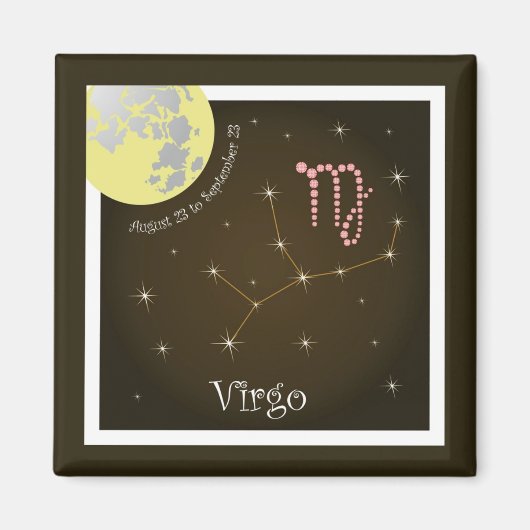 Virgo van 23 augustus tot 23 september Magnet (Voorkant)