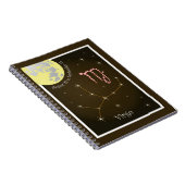 Virgo van 23 augustus tot 23 september Notizheft Notitieboek (Rechterzijde)