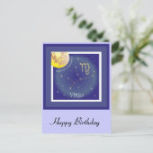 Virgo van 23 tot 23 september Postkarte Briefkaart (Staand voorkant)