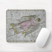 Virgo, van 'A Celestial Atlas', pub. in 1822 (kol. Muismat (Met muis)