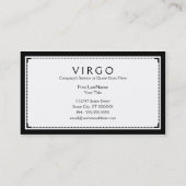 virgo - verfijning visitekaartje (Achterkant)
