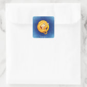 Virgo, Vergine Vierkante Sticker (Tas)