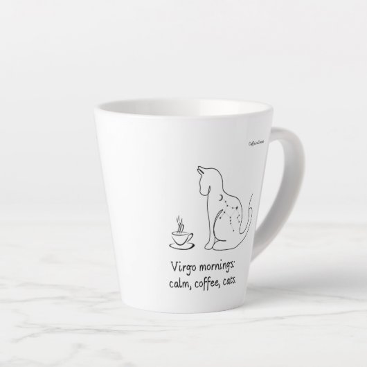 Virgo Vibes Mug Latte Mok (Rechterhoek)
