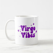 Virgo Vibes Zodiaal Astrology Paars Stars Coffee Koffiemok (Links)