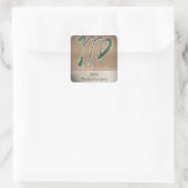 Virgo Vierkante Sticker (Tas)