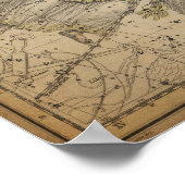 Virgo Virgin Constellation Star Map Bootes Sept Poster (Hoek)