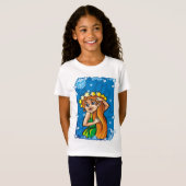Virgo Virgin in de nacht T-shirt (Voorkant volledig)