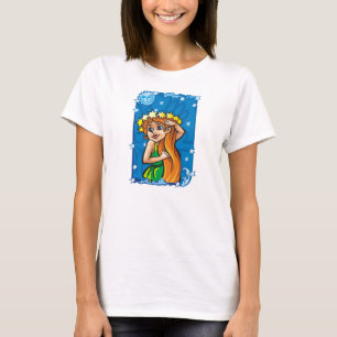 Virgo Virgin in de nacht T-shirt