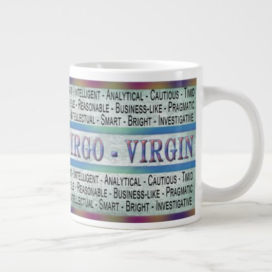 VIRGO-VIRGIN - KOFFIE/SOUP/JUMBO-MOK - TEKST GROTE KOFFIEKOP (Rechts)