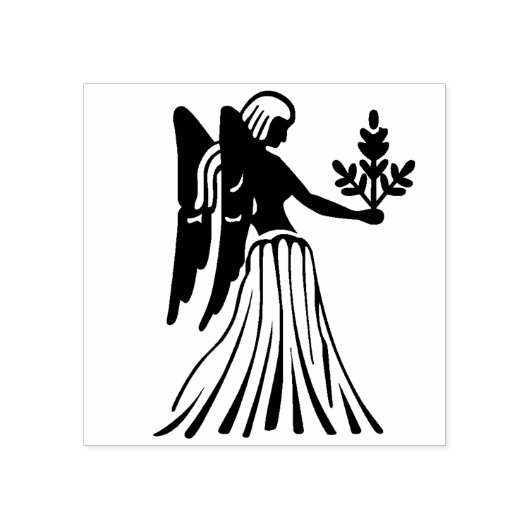 Virgo Virgin Zodiac Art Stempel (Afrduk)