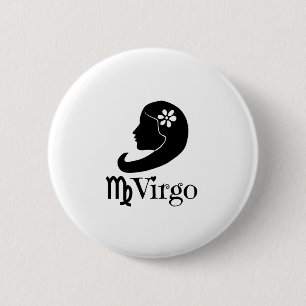 Virgo - virgins ronde button 5,7 cm