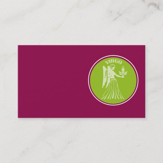 Virgo Visitekaartje (Voorkant)