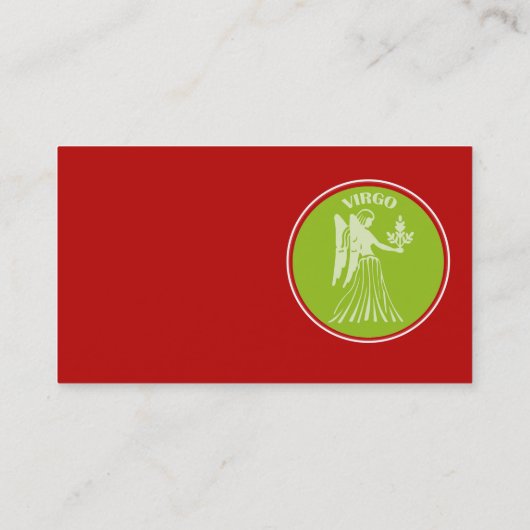 Virgo Visitekaartje (Achterkant)