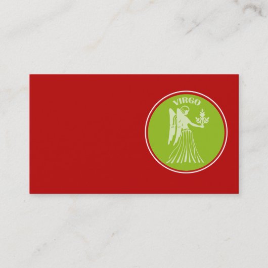 Virgo Visitekaartje (Voorkant)