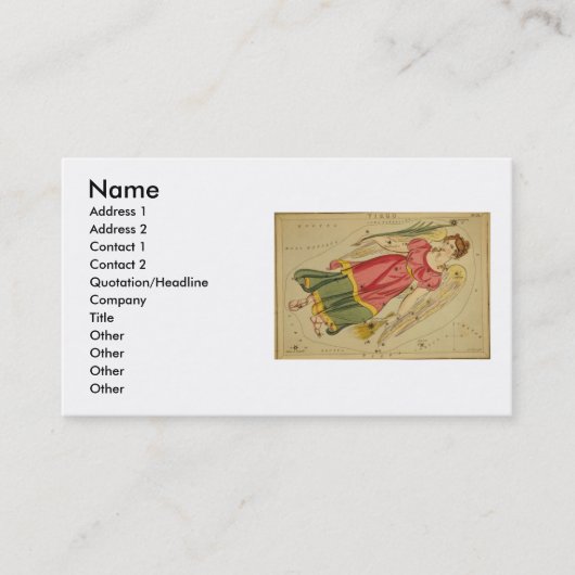 Virgo Visitekaartje (Voorkant)
