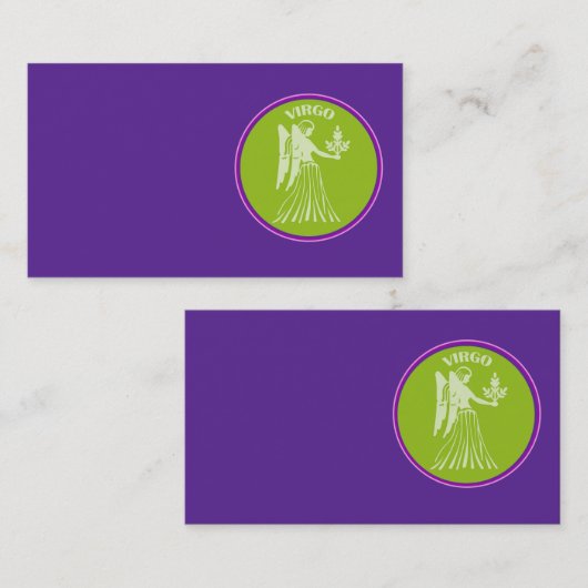Virgo Visitekaartje (Voorkant / Achterkant)