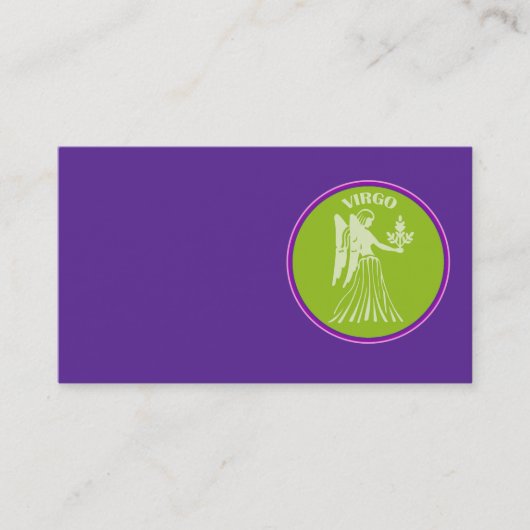 Virgo Visitekaartje (Voorkant)