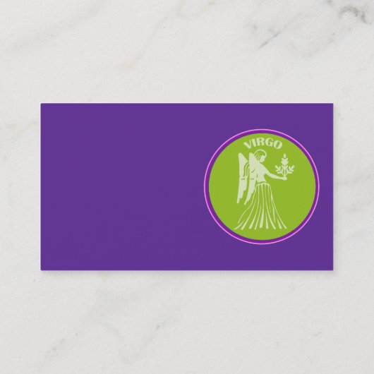 Virgo Visitekaartje (Achterkant)