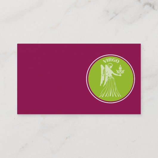 Virgo Visitekaartje (Achterkant)