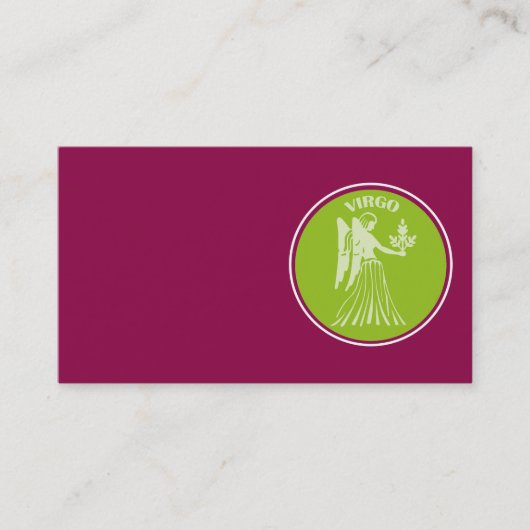Virgo Visitekaartje (Voorkant)