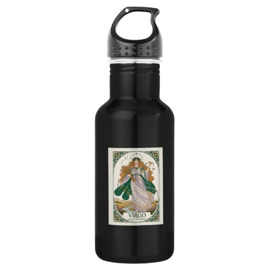 Virgo Water Bottle Waterfles (Voorkant)