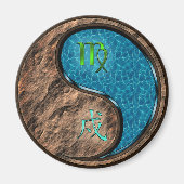 Virgo & Water Dog Magneet (Voorkant)