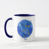 Virgo Waterverf Night Sky Constellation Zodiac Mok (Links)