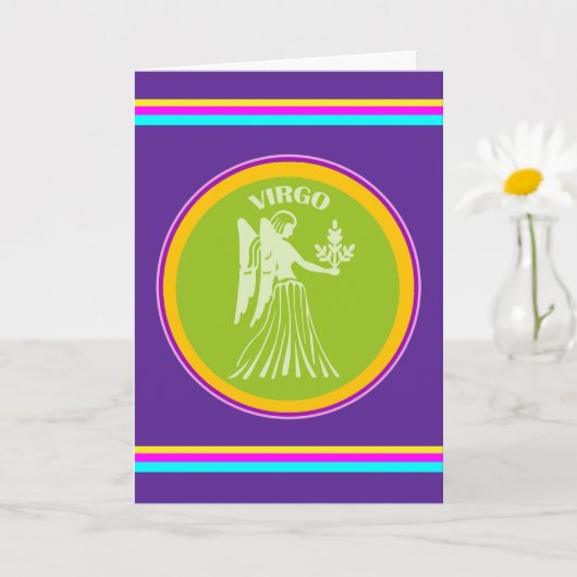 Virgo Wenskaart Kaart (Kleine Plant)