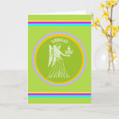 Virgo Wenskaart Kaart (Gele Bloem)