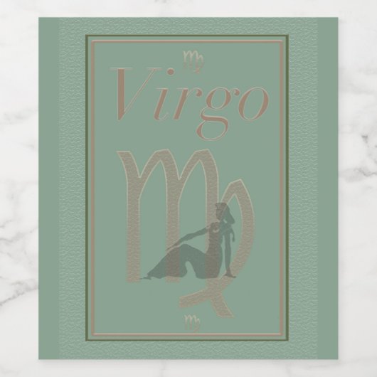virgo wijn etiket (Enkel label)