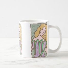 Virgo Woman uit 1920 in lavender Koffiemok