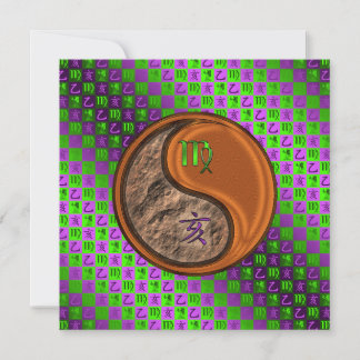 Virgo & Wood Boar Kaart