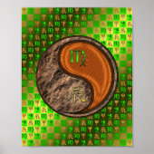 Virgo & Wood Dragon Poster (Voorkant)