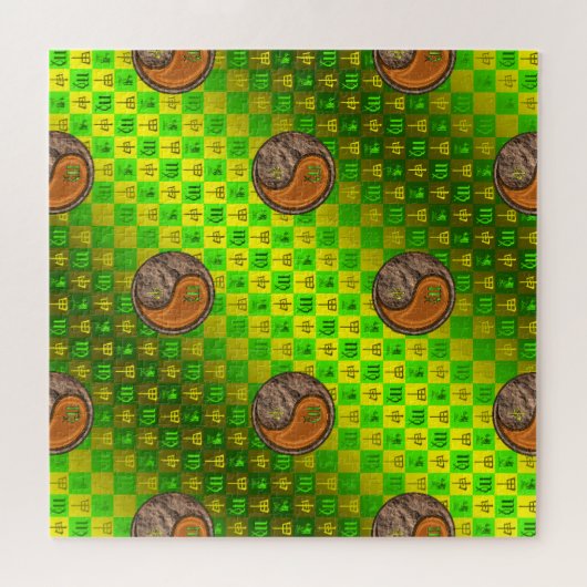 Virgo & Wood Monkey Legpuzzel (Horizontaal)