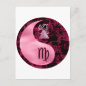 Virgo Yin Yang Briefkaart (Voorkant)