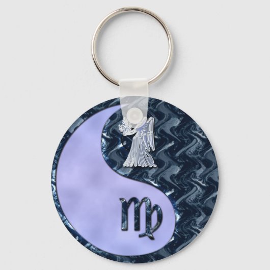 Virgo Yin Yang Sleutelhanger (Voorkant)
