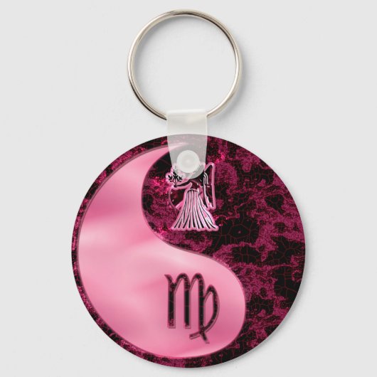 Virgo Yin Yang Sleutelhanger (Voorkant)