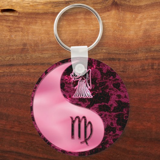 Virgo Yin Yang Sleutelhanger (Voorkant)