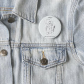Virgo zodiaal teken ronde button 5,7 cm (In situ)
