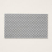 Virgo Zodiab Sign on Charcoal Carbon Fiber Print Visitekaartjes (Achterkant)