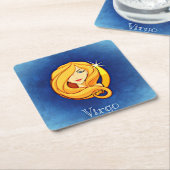 virgo zodiabetische onderzetters (Schuin)