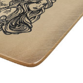 Virgo Zodiac Antiek Kijk Glass Snijplank (Hoek)