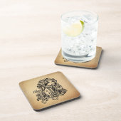 Virgo Zodiac Antiek look Bier Onderzetter (Rechterzijde)