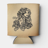 Virgo Zodiac Antiek look Blikjeskoeler (Voorkant)