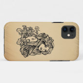 Virgo Zodiac Antiek look Case-Mate iPhone Case (Achterkant (horizontaal))