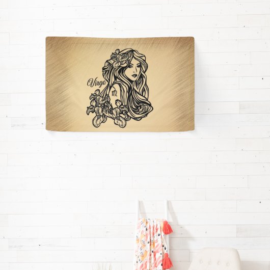 Virgo Zodiac Antiek look Spandoek (Insitu)